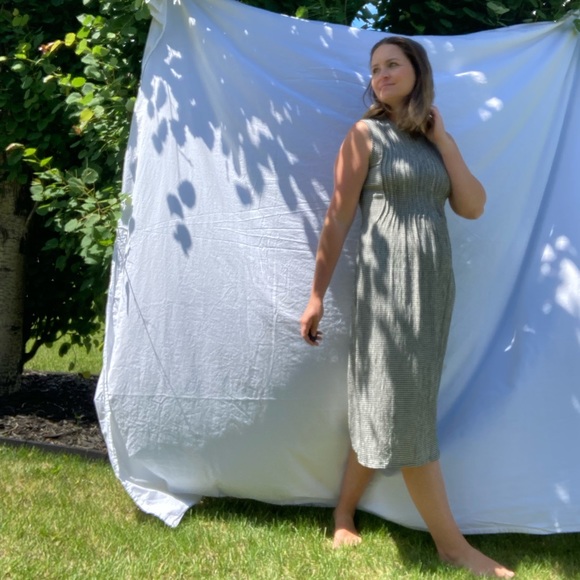 {sold} Vintage Cottagecore Gingham Dress - Picture 6 of 6